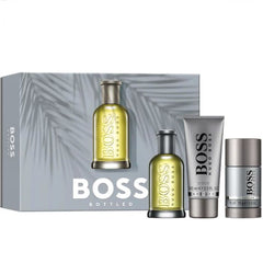 Hugo Boss Bottled 100ml EDT + 100ml Duschgel + 70g Deo-Stick für Herren Geschenkset