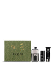 Gucci Guilty Pour Homme 90ml EDT + 50ml Duschgel + 70g Deo für Herren Geschenkset