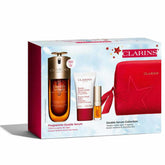 Clarins Double Serum 50 ml + Beauty Flash Balm 15 ml + Lip Comfort Oil