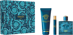 Versace Eros 100ml Parfum + 10ml Mini + 150ml Duschgel für Herren Geschenkset