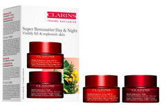 Set Clarins Crema Giorno & Notte Super Restorative SPF15 per Donna