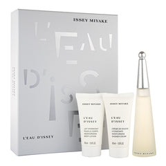 Issey Miyake L'Eau d'Issey para mujer 50 ml EDT Set de regalo + 50 ml Loción corporal + 50 ml Gel de ducha