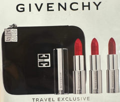 Coffret Givenchy Trio Le Rouge Interdit Intense Silk + Trousse pour Femme