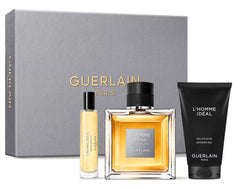 Set Regalo Guerlain L'Homme Ideal 100ml EDT + 75ml Gel Doccia + 10ml EDT per Uomo