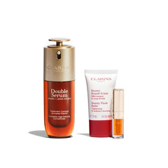 Clarins Double Serum 50ml + Beauty Flash Balm 15ml + Olio Comfort Labbra