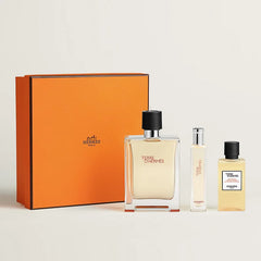 Hermes Terre d'Hermes 100 ml EDT + 40 ml Gel de ducha + 15 ml EDT Mini Set de regalo para hombre