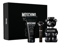 Set de regalo Moshcino Toy Boy 100 ml EDP + 100 ml Gel corporal + 10 ml EDP para hombre