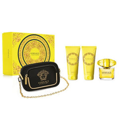 Versace Yellow Diamond 90 ml EDT + Gel de ducha 100 ml + Loción corporal 100 ml + Estuche