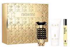 Set de regalo Paco Rabanne Fame 50 ml Perfume + 75 ml Loción corporal + 10 ml Perfume para mujer