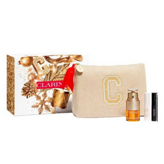 Clarins Geschenkset 20ml Double Eye Serum + 3ml Lash Serum + 3ml Mascara + Tasche