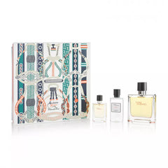 Coffret Terre d'Hermès pour Homme Parfum Pur 75ml + Lait après-rasage 40ml + Miniature