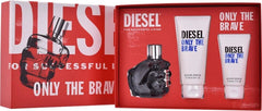 Set de regalo Diesel Only The Brave 75 ml EDT + 100 ml Gel de ducha + 50 ml Gel de ducha para hombre