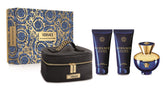 Versace Dylan Blue Set de regalo 100 ml EDP + 100 ml Gel de ducha + 100 ml Loción corporal + Neceser