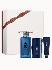 Dolce & Gabbana K 100ml EDP + 75ml Deodorant Stick + 50ml Shower Gel for Men Gift Set