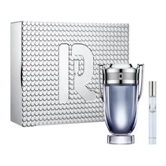 Coffret cadeau Paco Rabanne Invictus pour homme, EDT 200 ml + Vaporisateur EDT 10 ml