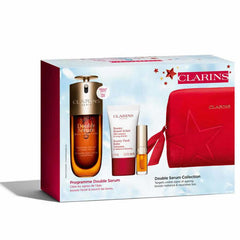 Clarins Double Serum 50ml + Beauty Flash Balm 15ml + Olio Comfort Labbra