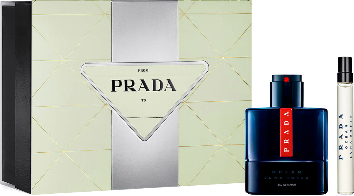 Set Regalo Prada Luna Rossa Ocean 50ml EDP + Mini 10ml EDP per Uomo