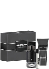 Mont Blanc Explorer 100ml EDP + 100ml Duschgel + 7,5ml EDP Mini für Herren Geschenkset