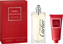 Set de regalo Cartier Declaration para hombre 100ml EDT + 100ml Gel de ducha