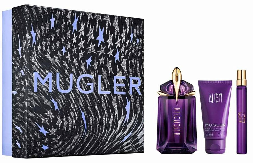 Mugler Alien EDP 60ml Geschenkset + 50ml Körperlotion + 10ml Mini