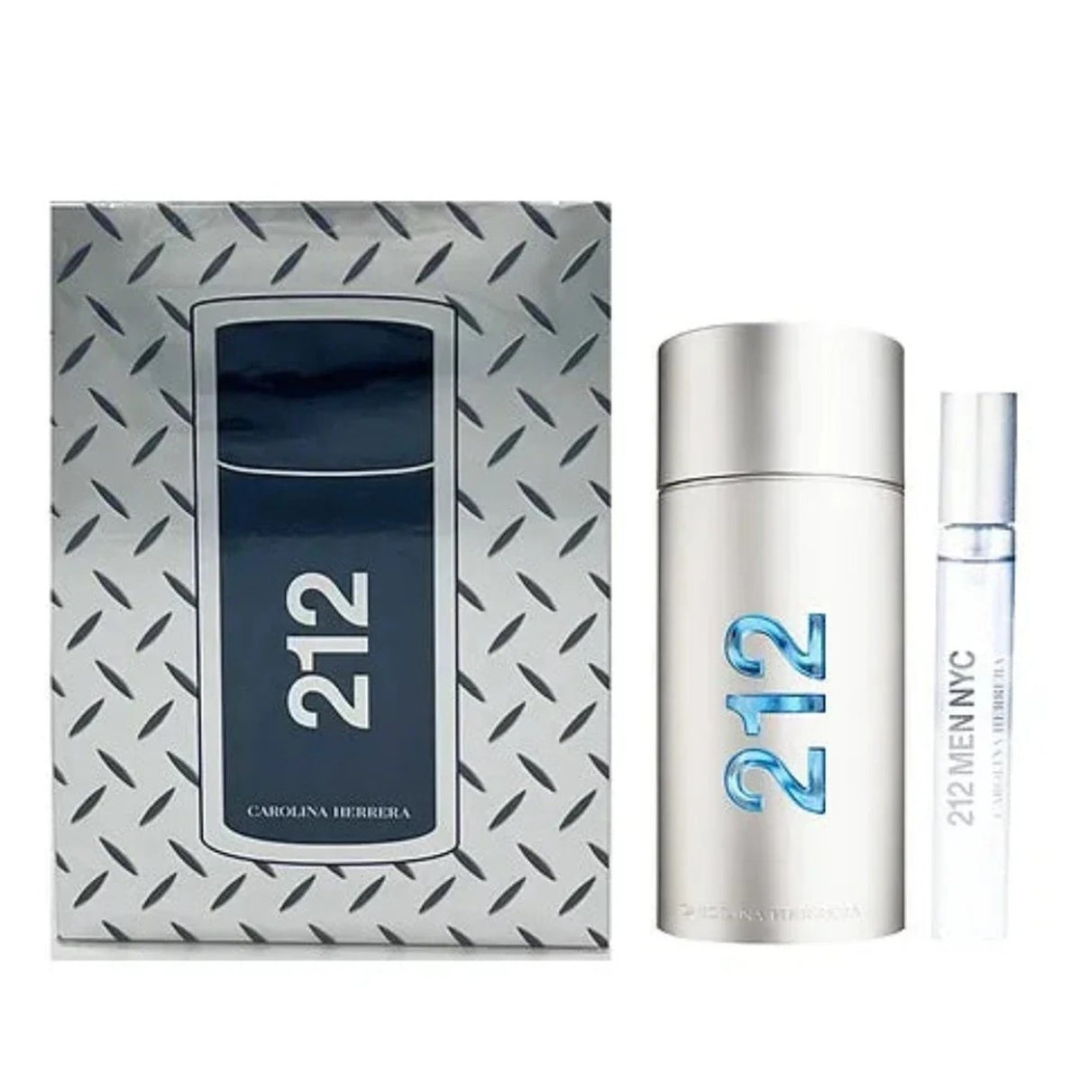 Coffret Cadeau pour Homme Carolina Herrera 212 Men Eau de Toilette 100ml + Mini Eau de Toilette 10ml