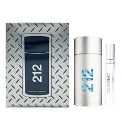 Coffret Cadeau pour Homme Carolina Herrera 212 Men Eau de Toilette 100ml + Mini Eau de Toilette 10ml