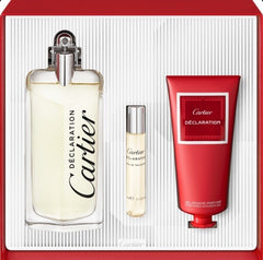 Set de regalo Cartier Declaration 100 ml EDT + 10 ml EDT + 100 ml Gel de ducha para hombre