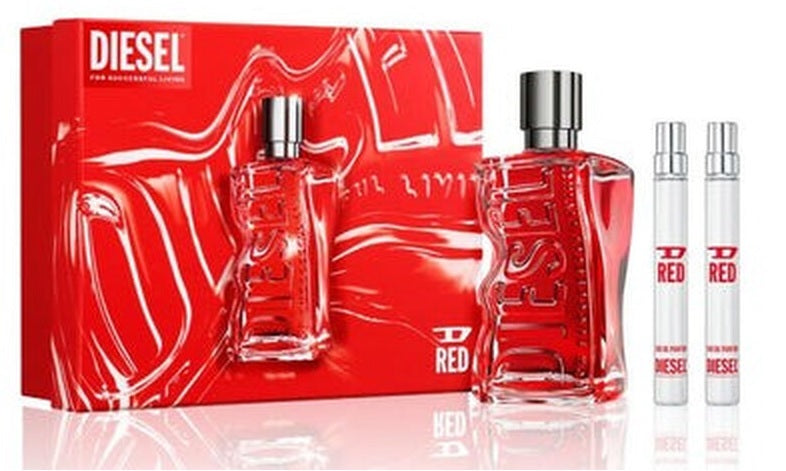 Set Diesel D Red 100 ml EDP + 2 x 10 ml EDP Set de regalo unisex