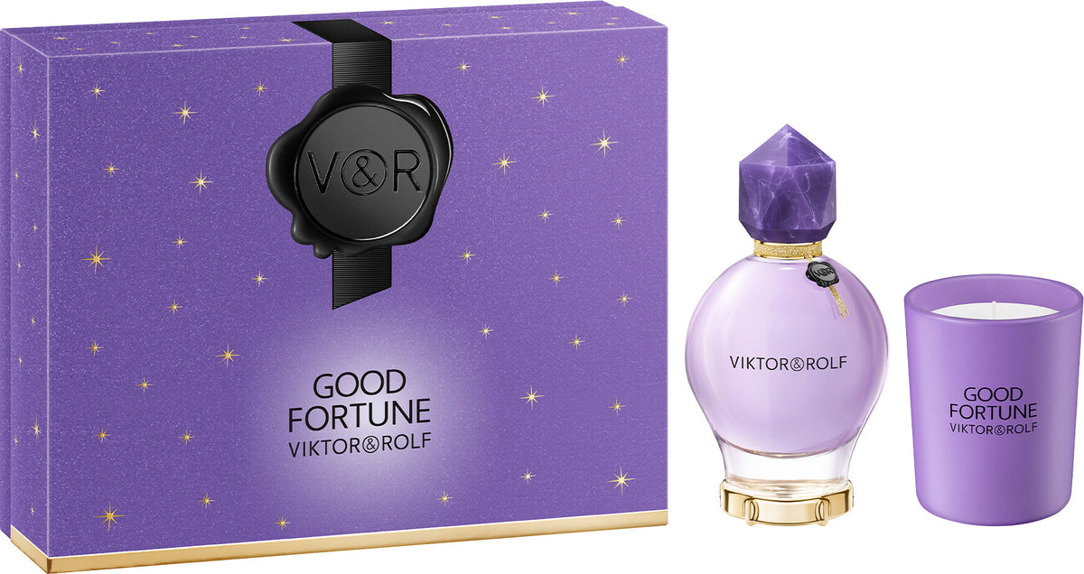 Coffret Cadeau Viktor & Rolf GOOD FORTUNE EDP 90 ml + Bougie Parfumée