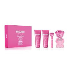 Set de regalo Moschino Toy 2 Bubble Gum 100 ml EDT + 100 ml Loción corporal + 100 ml Gel de ducha + Mini