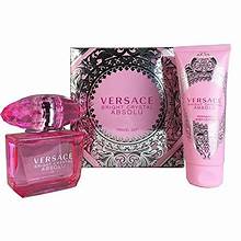 Versace Bright Crystal Absolu 50ml EDP per Donna Set Regalo + Lozione Corpo 100ml