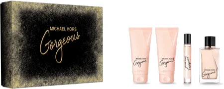 Set regalo Michael Kors Gorgeous! 100ml EDP + 100ml gel doccia + 100ml lozione corpo + mini