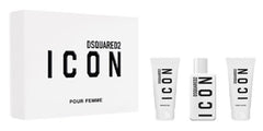 Dsquared2 Icon Pour Femme 50 ml EDP + 50 ml Gel de ducha + 50 ml Loción corporal para mujer Set de regalo