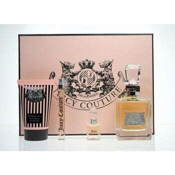 Set Regalo Juicy Couture per Donna 100ml EDP + Mini 10ml + Parfum 5ml + Crema Corpo 50ml