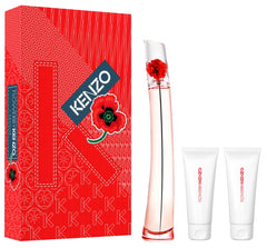 Kenzo Flower By Kenzo 100ml EDP + 75ml Lozione Corpo + 75ml Gel Doccia Set per Donna