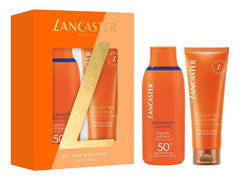 Leche corporal Lancaster Sun Beauty FPS 50 (175 ml) + Loción para después del sol Prolonga tu bronceado (125 ml)