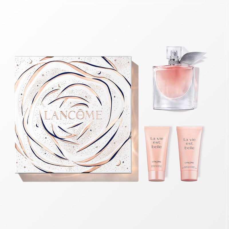 Set Regalo Lancome La Vie est Belle 50ml EDP + 50ml Lozione Corpo + 50ml Gel Doccia
