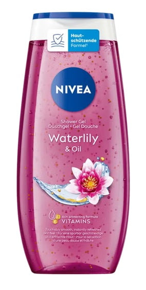 Gel de ducha Nivea Waterlily &amp; Oil para mujer