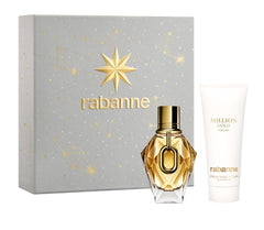 Paco Rabanne Million Gold 50ml EDP + 100ml Bodylotion für Damen Geschenkset