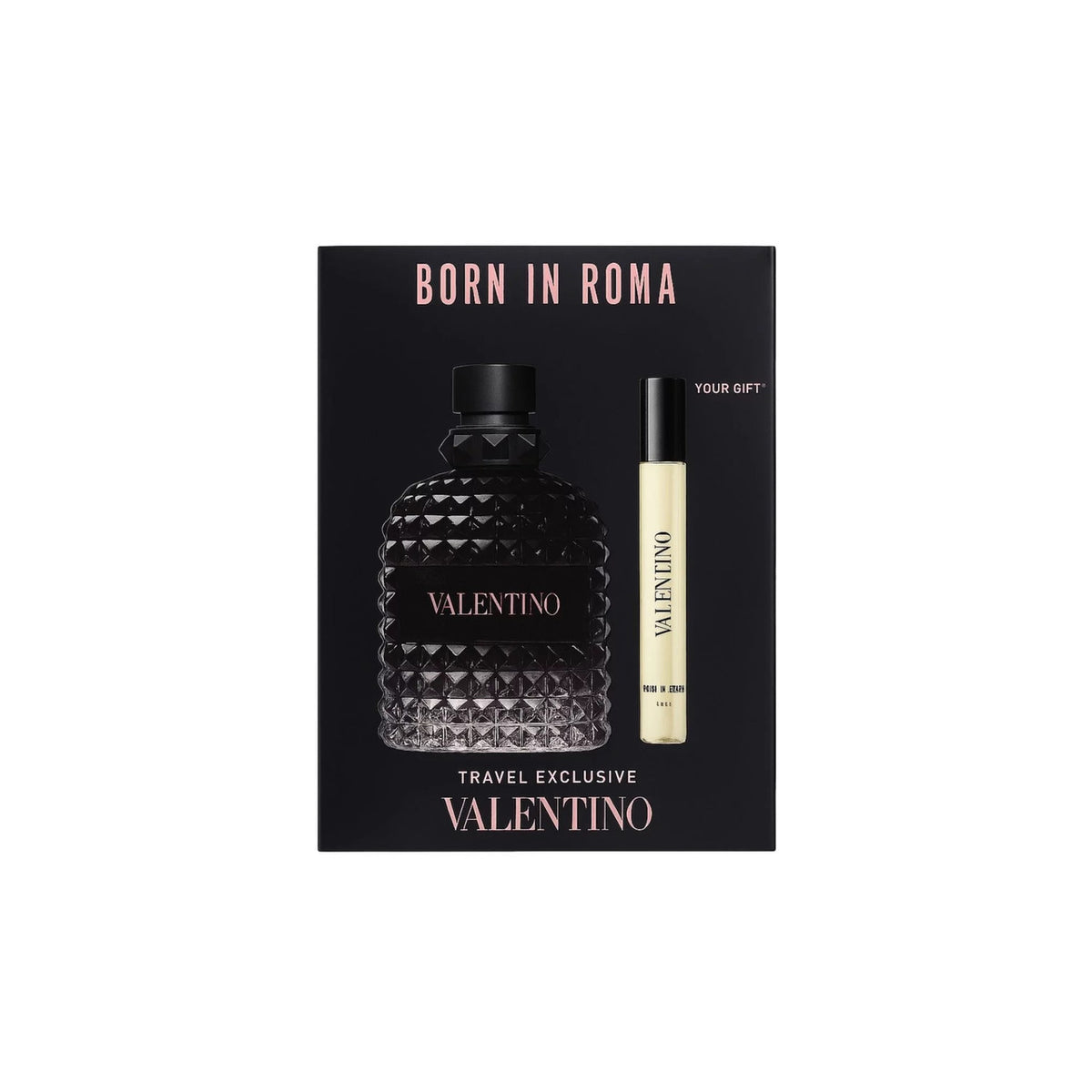 Valentino Uomo Born In Rome 100 ml EDT + 10 ml EDT para hombre Set de regalo