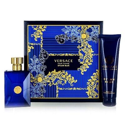 Versace Dylan Blue Pour Homme Set de regalo 100 ml EDT + 100 ml Gel de ducha