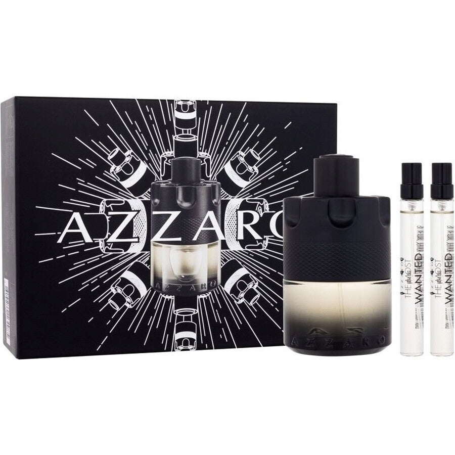 Set regalo Azzaro The Most Wanted Intense 100ml EDT + 2 x 10ml mini EDT per uomo