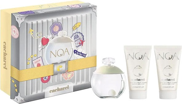 Cacharel Noa Gift Set 100ml EDT + 2 x 50ml Body Lotion - Perfume Oasis