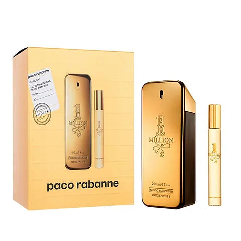 Paco Rabanne 1 Million per Uomo Set Regalo 100ml EDT + Mini EDT da 20ml