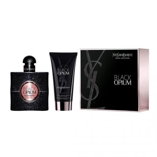 Set de regalo YSL Black Opium para mujer (Eau de Parfum de 50 ml + Loción corporal de 50 ml)
