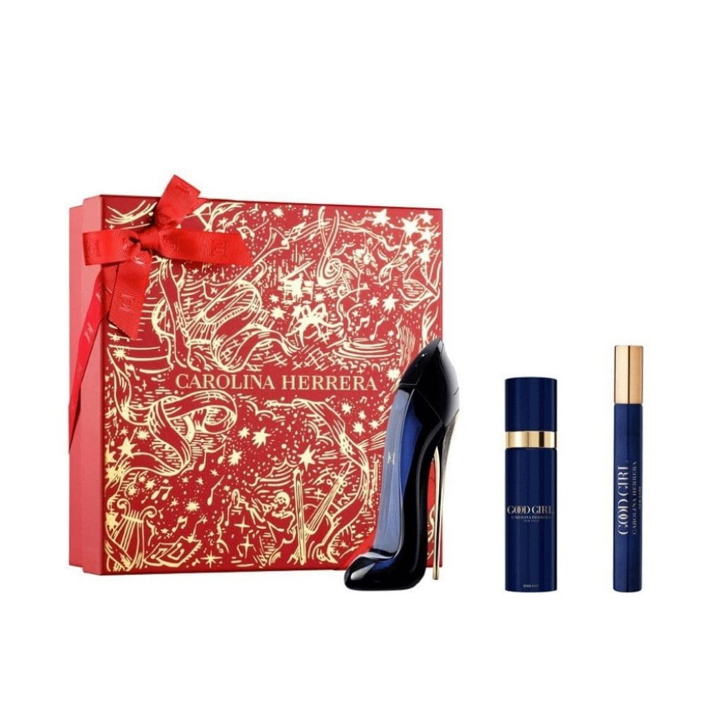 Carolina Herrera Good Girl 50ml EDP + 100ml Körperlotion + 10ml Mini für Damen Geschenkset