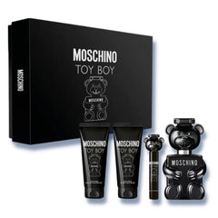 Moschino Toy Boy 100 ml EDP + 100 ml Gel de ducha + 100 ml Loción para después del afeitado + Mini set de regalo para hombre